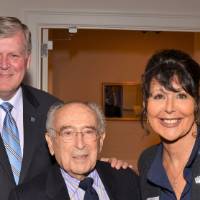 President Haas, Seymour Padnos, and Philly Mantella.